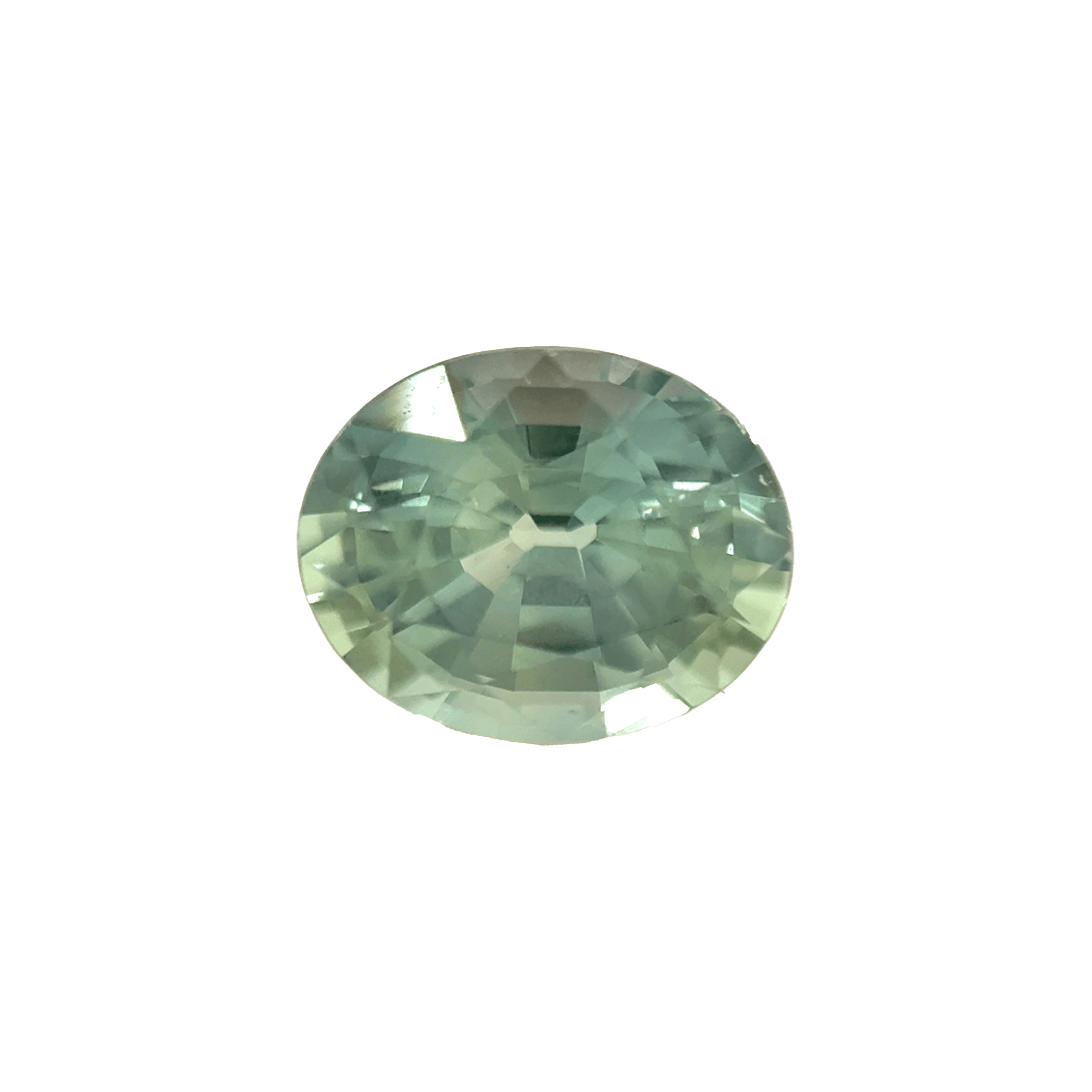 1. Green-Sapphire-stone-Oval-shape-1.09 carats-B006