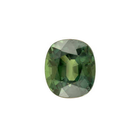 1a. Green-Sapphire-stone-Cushion-shape-1.98 carats-C197