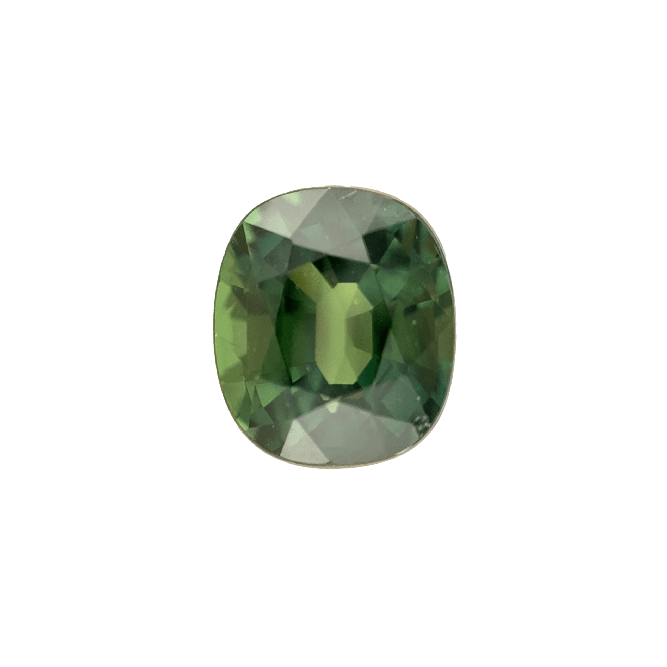 1a. Green-Sapphire-stone-Cushion-shape-1.98 carats-C197
