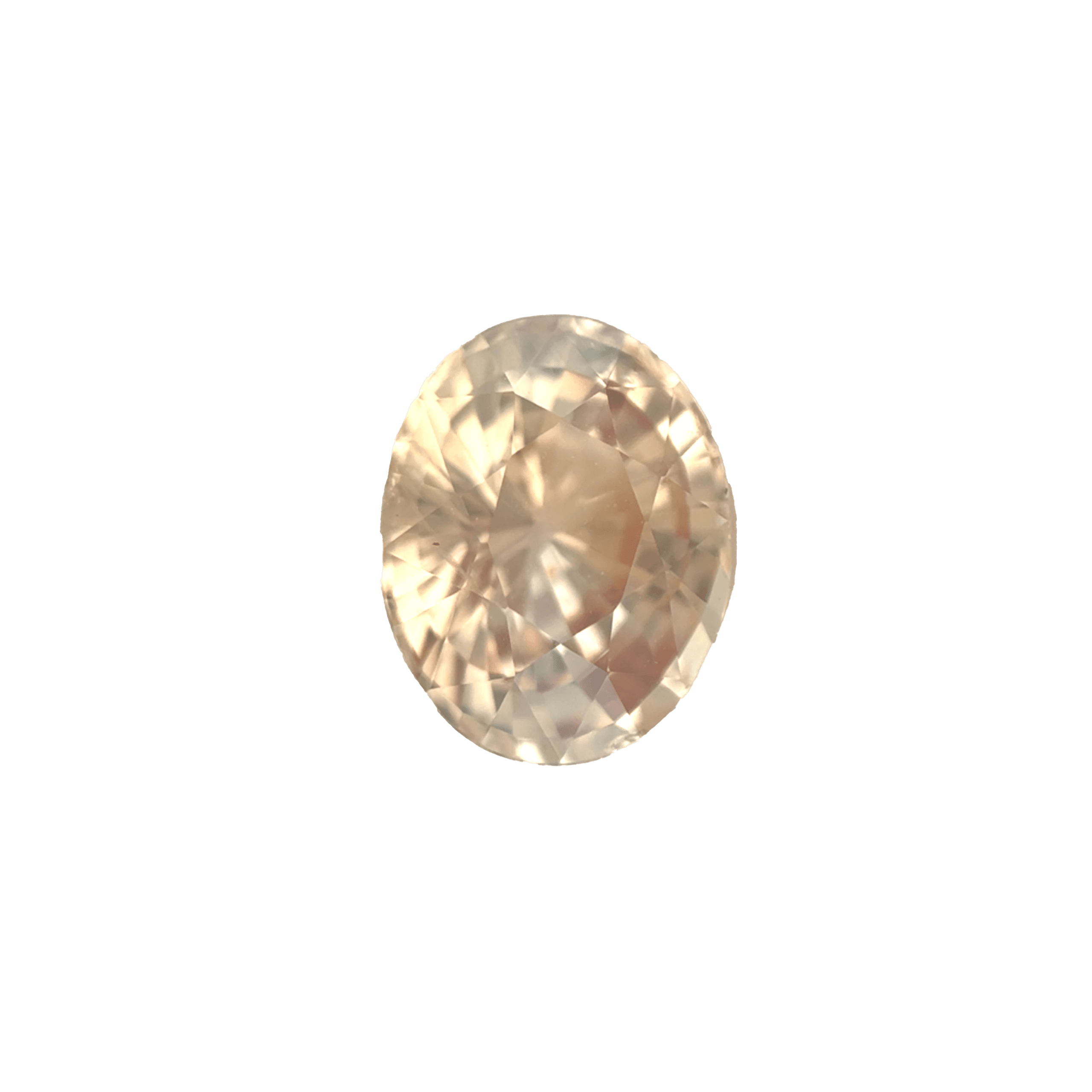 1a. Peach-Sapphire-stone-Oval-shape-1.98 carats-A113